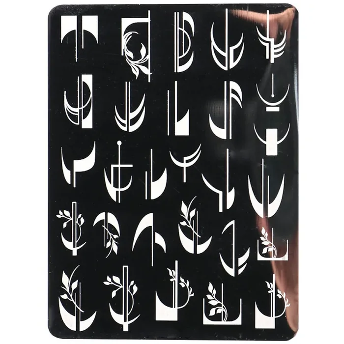 XL French Stamping Schablone 3