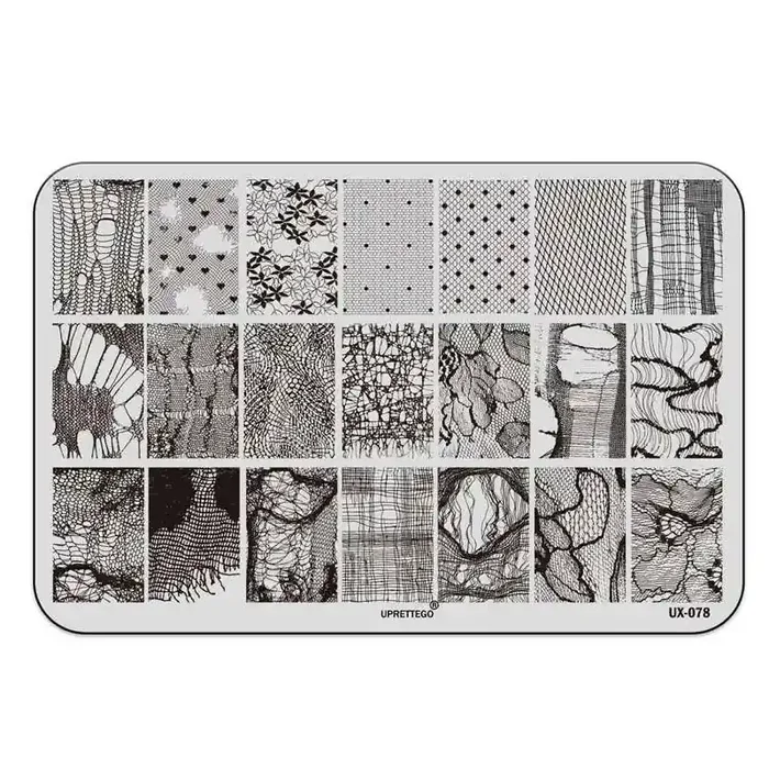 XXL Stamping Schablone Lace B-Ware