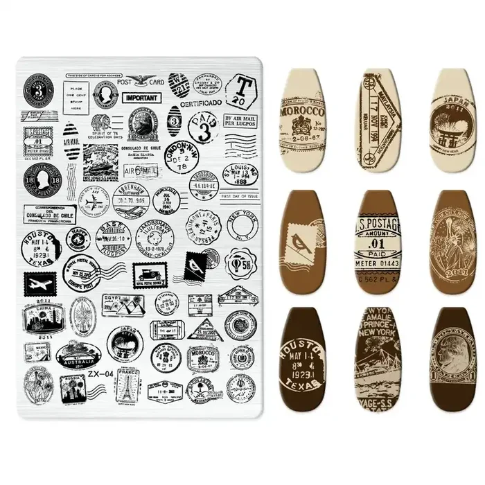 XXL Stamping Schablone Stempel 2