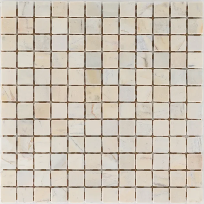 Yellow Sun getrommelt Mosaik – – 30×30