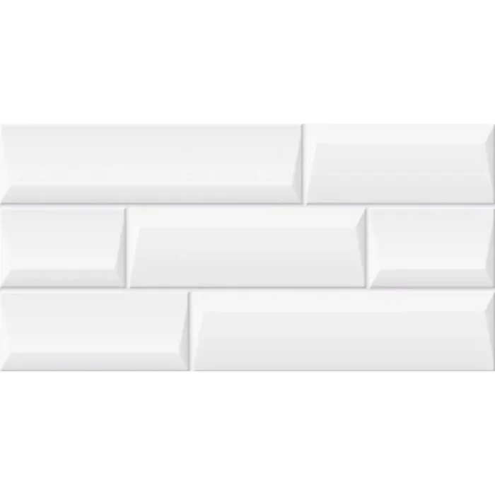 Zagreb Weiß Wandfliese 30x60x0,9