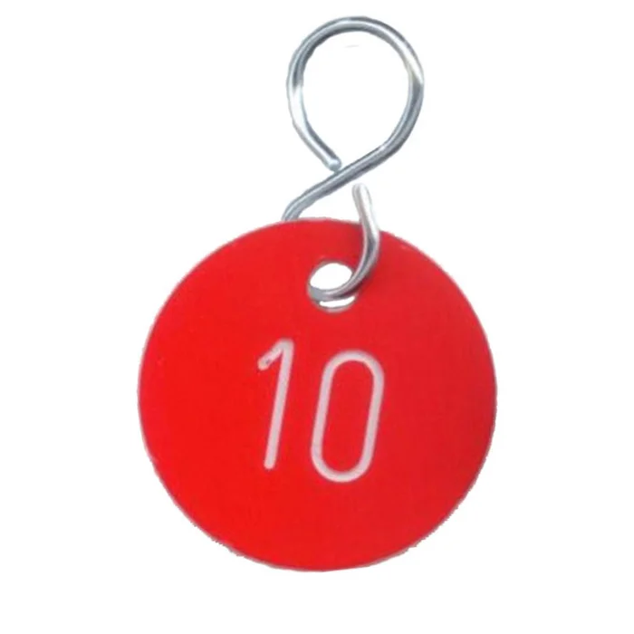 Zahlenmarken Schlüsselanhänger