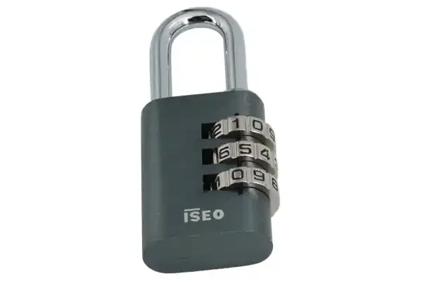 Zahlenschloss, 3-fach, grau (grau)