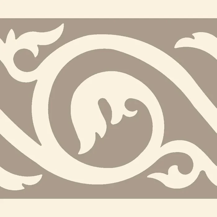 Zahna Alt Brandenburg Hellgrau/Weiss Matt Fries 17×17 Art.-Nr. 111177976.1716