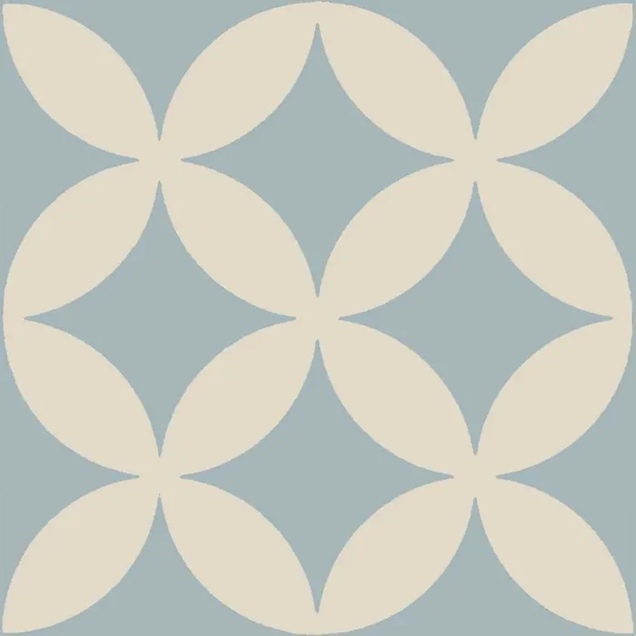 Zahna Alt Hamburg Hellblau/Weiss Uni Matt Dekorfliese 20×20 Art.-Nr. 111207991.1916