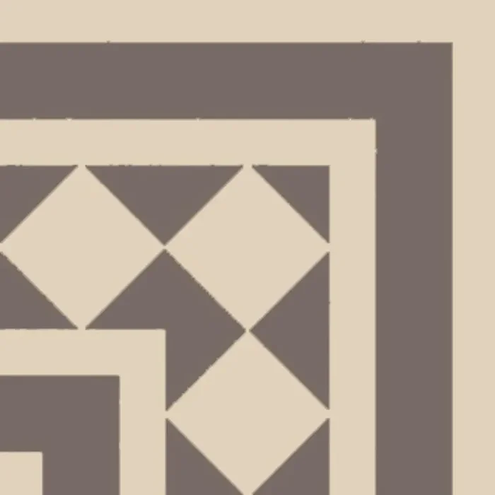 Zahna Alt Leipzig Steingrau/Weiss Uni Matt Eckfries 15×15 Art.-Nr. 111157818.0616