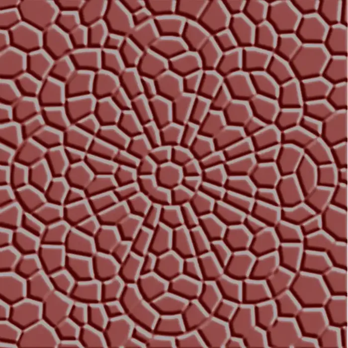 Zahna Ambiente Oxidrot Uni,Vergütet Matt Fliese 15×15/1,1 Art.-Nr. 411151487.304