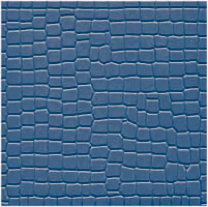 Zahna Historic Blau Uni Netz 2 Matt Fliese 17×17/1,1 Art.-Nr. 411171495.09