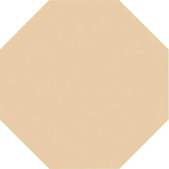 Zahna Unifarben Creme Matt Achteck 17×17 R10 Art.-Nr. 811177001.01