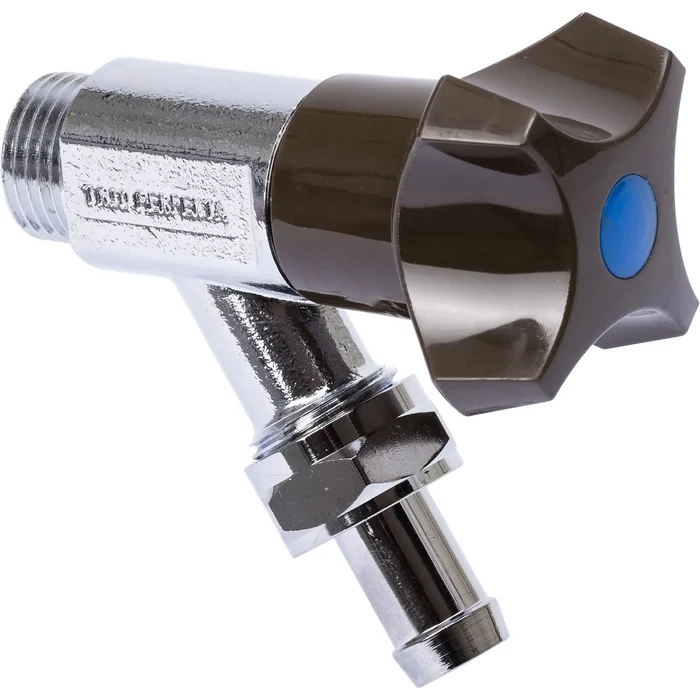 Zapfhahn Trio Perfekta Kurze Baulänge für Wand mit Rückflussverhinderer