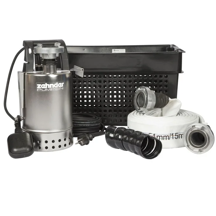 Zehnder Flutset mit Tauchpumpe in Transportbox