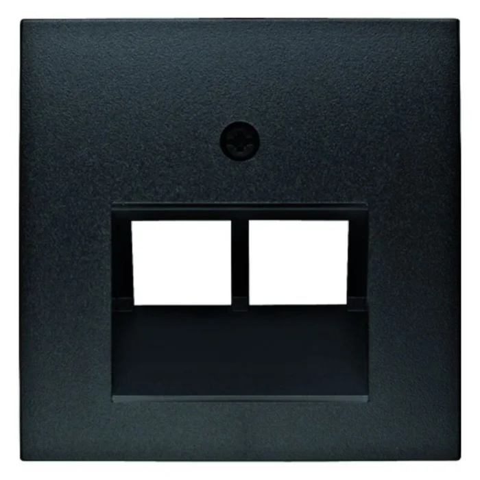 Zentralstück für UAE Steckdose 2fach B.3 /B.7 anthrazit, matt
