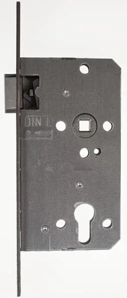 Zimmertür Einsteckschloss 55 mm Dorn DIN links PZW Stulp 24 mm kantig