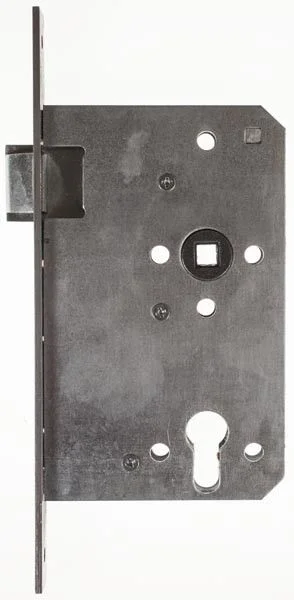 Zimmertür Einsteckschloss 70 mm Dorn, 72 mm Entfernung, 8 mm Nuss, DIN links,