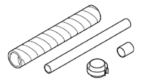 Zu-/Abluft-Set Verlängerung 2000 mm für aroSTOR VWL B /5