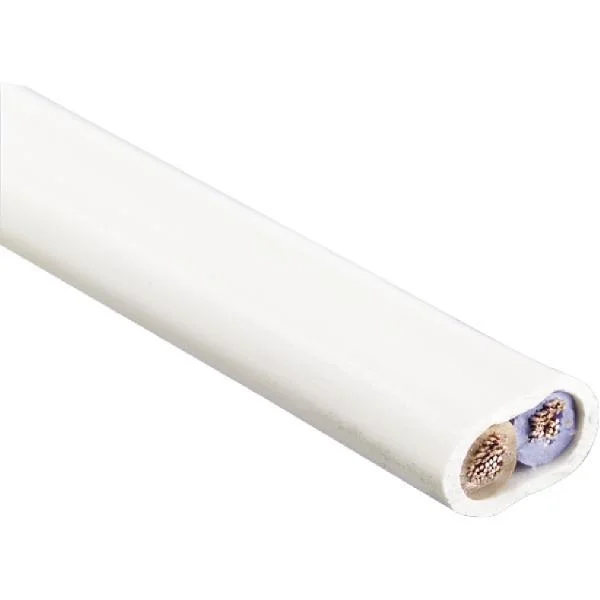 Zuleitungskabel 2-polig, 2 x 1,50 / HO3VH-H, L 10 m, weiß