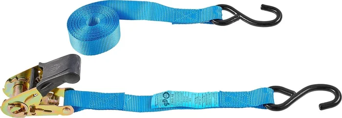 Zurrgurtset mit Spannratsche, 4 tlg, 4,5 m x 25 mm (blau)