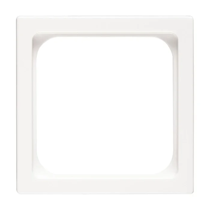 Zwischenplatte zur Aufnahme von 50x50mm div. Flächenprogramme, studioweiß